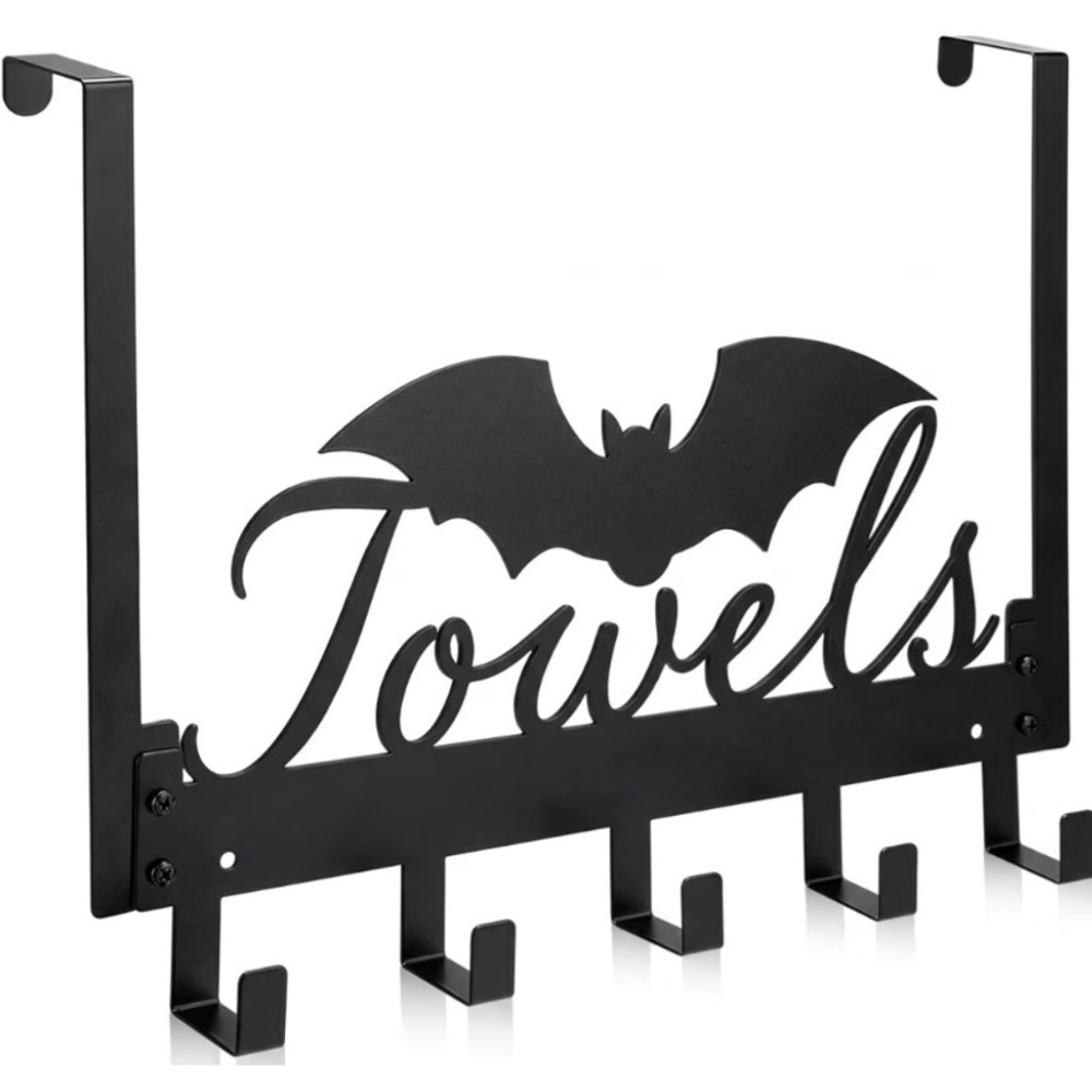 Gothic Bat Over The Door Hooks Goth Towel Hooks Heavy Duty Hanging Towel Rack